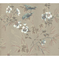 Tapetti 1838 Wallcoverings Rosemore, ruskea, 0,52x10,05m