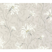 Tapetti 1838 Wallcoverings Fairhaven, harmaa/vihreä, 0,52x10,05m