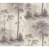 Tapetti 1838 Wallcoverings Prior Park, harmaa, 0,52x10,05m