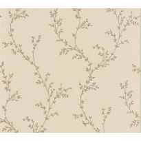 Tapetti 1838 Wallcoverings Milton, beige/kulta, 0,52x10,05m