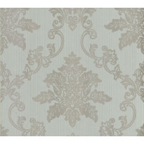 Tapetti 1838 Wallcoverings Hampton, sininen/hopea, 0,52x10,05m