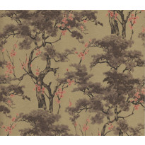 Tapetti 1838 Wallcoverings Harewood, kulta, 0,52x10,05m