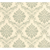 Tapetti 1838 Wallcoverings Broughton, sinivihreä, 0,52x10,05m