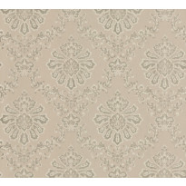Tapetti 1838 Wallcoverings Broughton, beige/kulta, 0,52x10,05m