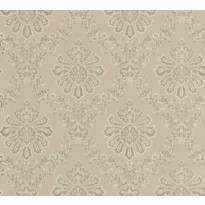 Tapetti 1838 Wallcoverings Broughton, beige/kulta, 0,52x10,05m