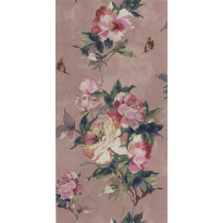 Tapetti 1838 Wallcoverings Madama Butterfly, kupari, 0,52x10,05m