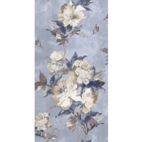 Tapetti 1838 Wallcoverings Madama Butterfly, sininen, 0,52x10,05m
