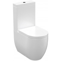 WC-istuin Kerasan Flo Set, 3/6l kaksoishuuhtelu,  S/P-lukko, valkoinen