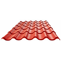 Peltikatto Weckman Teräsaateli Premium Matta, 0.6mm, tiilikuvio, eri värejä