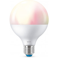 LED-älylamppu WiZ G95 Color, Wi-Fi, 11W, E27, pallo