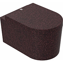 Seinä-WC-istuin Woodio Block Berry, punainen