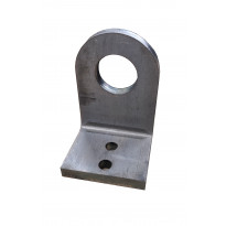 Kulmakiinnike Warma, hitsattava, 120/75x80x12mm, reikä 40mm
