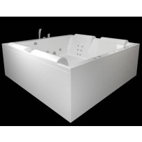 Kylpyamme Westerbergs Pacific 180SQ 2.0, akryyli, valkoinen, Verkkokaupan poistotuote
