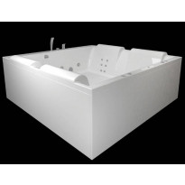 Poreamme Westerbergs Pacific 180SQ Comfort 2.0, akryyli, valkoinen