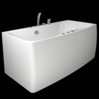 Kylpyamme Westerbergs Ocean 180SQ 2.0, akryyli, valkoinen