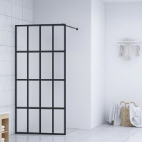 Walk-in suihkun seinäke karkaistu lasi 140x195 cm