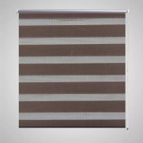 Zebra rullakaihdin 100 x 175 cm kahvinruskea