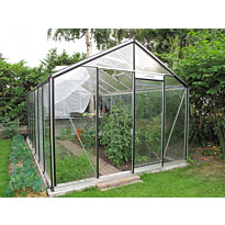 Kasvihuone Prestige 15,9m², 4mm turvalasit, integroitu sokkeli