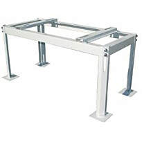 Ilmalämpöpumpun maateline 850x380x400mm, valkoinen, Verkkokaupan poistotuote