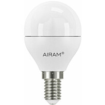 LED-pienkupulamppu Airam Pro P45 840 DIM, E14, 4000K, 470lm, OP, himmennettävä