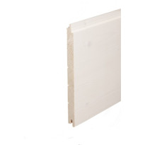 Saunapaneeli Aure Riihi, 15x215x2500mm, STS V PN OK, päätypontattu, kuusi, kuultovalkoinen saunasuoja