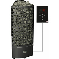 Sähkökiuas SAWO Aries Corner Black Ni2, 4.5kW, 3-6m³, erillinen ohjaus