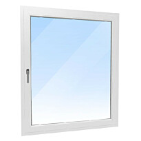 PVC-ikkuna Arutech Gealan Linear, 1-puite, 3K, valkoinen, mittatilaus