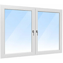 PVC-ikkuna Arutech Gealan Linear, 2-puite, 3K, valkoinen, mittatilaus