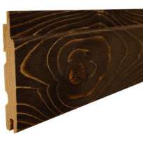 Sisustus-/saunapaneeli Aureskoski Aure STP, 15x95x2400mm, HVS, KD, kuusi, saunasuojattu, harjattu terva