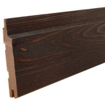 Sisustus-/saunapaneeli Aureskoski Aure STV, 15x95x2400mm, HVS, KD, kuusi, saunasuojattu, harjattu terva