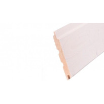 Sisustuspaneeli Aureskoski Aure STP PN Premium, 14x120x3870mm, päätypontattu, kuusi, valkolakattu