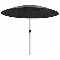 Aurinkovarjo alumiinitangolla, 270cm, eri värejä