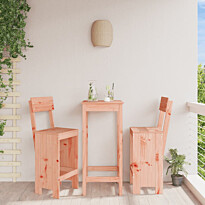 Baarijakkarat 2 kpl 40x48,5x115,5 cm, douglaskuusi