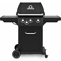Kaasugrilli Broil King Royal 340 Shadow, 3 poltinta, sivukeitin