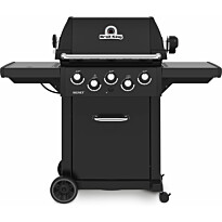 Kaasugrilli Broil King Signet 390 Shadow, 3 poltinta, sivukeitin, varraspaahdin