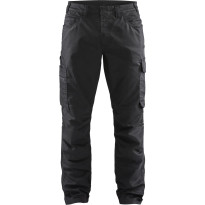 Housut Blåkläder 1439 Denim Stretch, musta