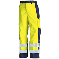 Housut Blåkläder Highvis 1583, keltainen/sininen