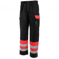 Housut Blåkläder Highvis 1584, punainen/musta