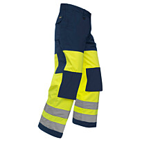 Talvihousut Blåkläder Highvis 1883, keltainen/mariininsininen