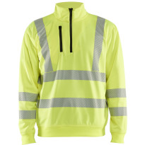Collegepaita Blåkläder 3564 Highvis, lyhyellä vetoketjulla