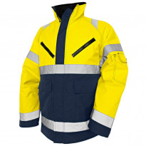 Talvitakki Blåkläder Highvis 4827, keltainen/mariininsininen