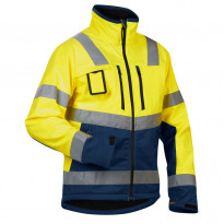 Softshelltakki Blåkläder Highvis 4900, keltainen/mariininsininen