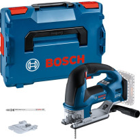 Akkupistosaha Bosch Professional GST 18V-155 BC Solo, kaarikahva, 18V, ilman akkua + L-Boxx