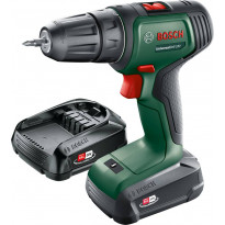 Akkuporakone Bosch UniversalDrill, 18V, 2x1.5Ah akuilla