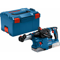 Akkuporavasara Bosch Professional GBH 18V-22 Solo, pölynpoistolla, 18V, ilman akkua + L-Boxx