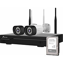 Valvontakamerapaketti Celotron Nivian Professional, 3MP, 2 kameraa, 10 kanavaa, 1Tb