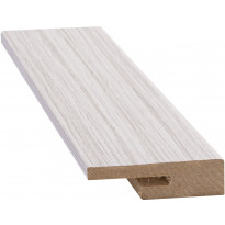 Jalkalista D2D R2, 12x42x2400mm, MDF, vaalea tammi