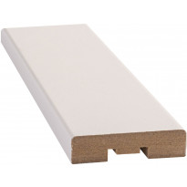 Peitelista D2D R2, 12x42x2200mm, MDF, valkoinen