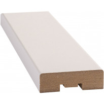 Peitelista D2D R2, 15x42x2200mm, MDF, valkoinen