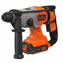 Poravasara Black+Decker BCD900E2K, SDS-Plus, 18V, 2x2.5Ah akuilla + laukku